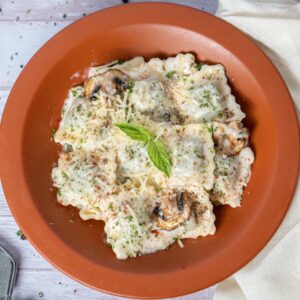 Ravioli de Ricotta con espinaca